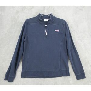 Vineyard Vines Sweatshirt Womens Size M Navy Blue Shep Shirt Sweatshirt Logo